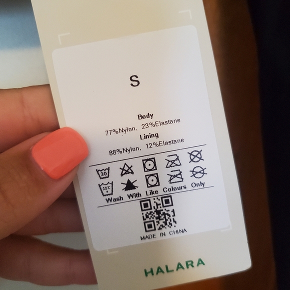 SOLD______Cloudful Fabric Long Sleeve Thumb Hole Cropped Yoga Sports Top small - Picture 9 of 11